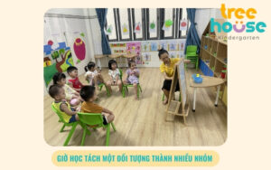 Giờ học tách một đối tượng thành nhiều nhóm